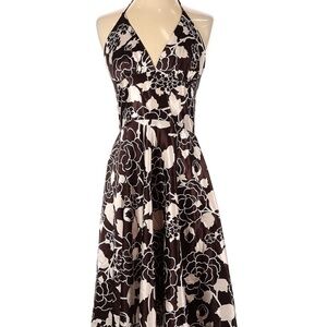 Alyn Paige New York Satin Halter Maxi Dress
